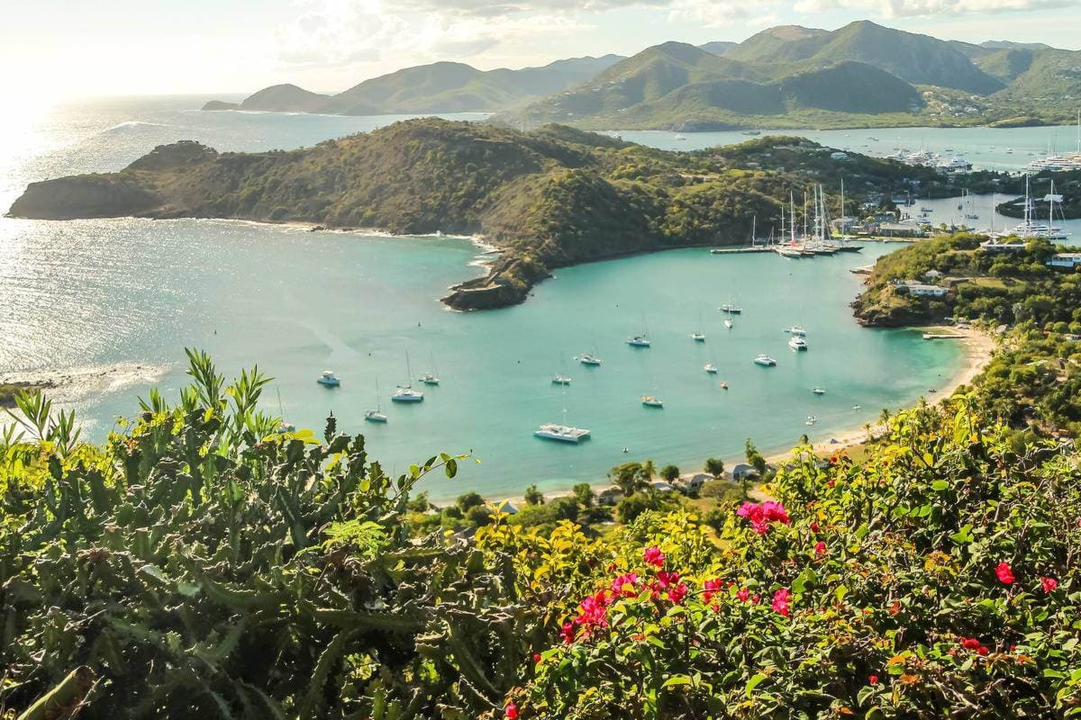 English Harbour from Shirley's Heights