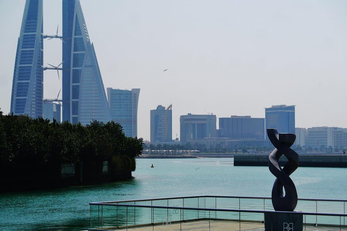 Bahrain World Trade Center and Manama Bay
