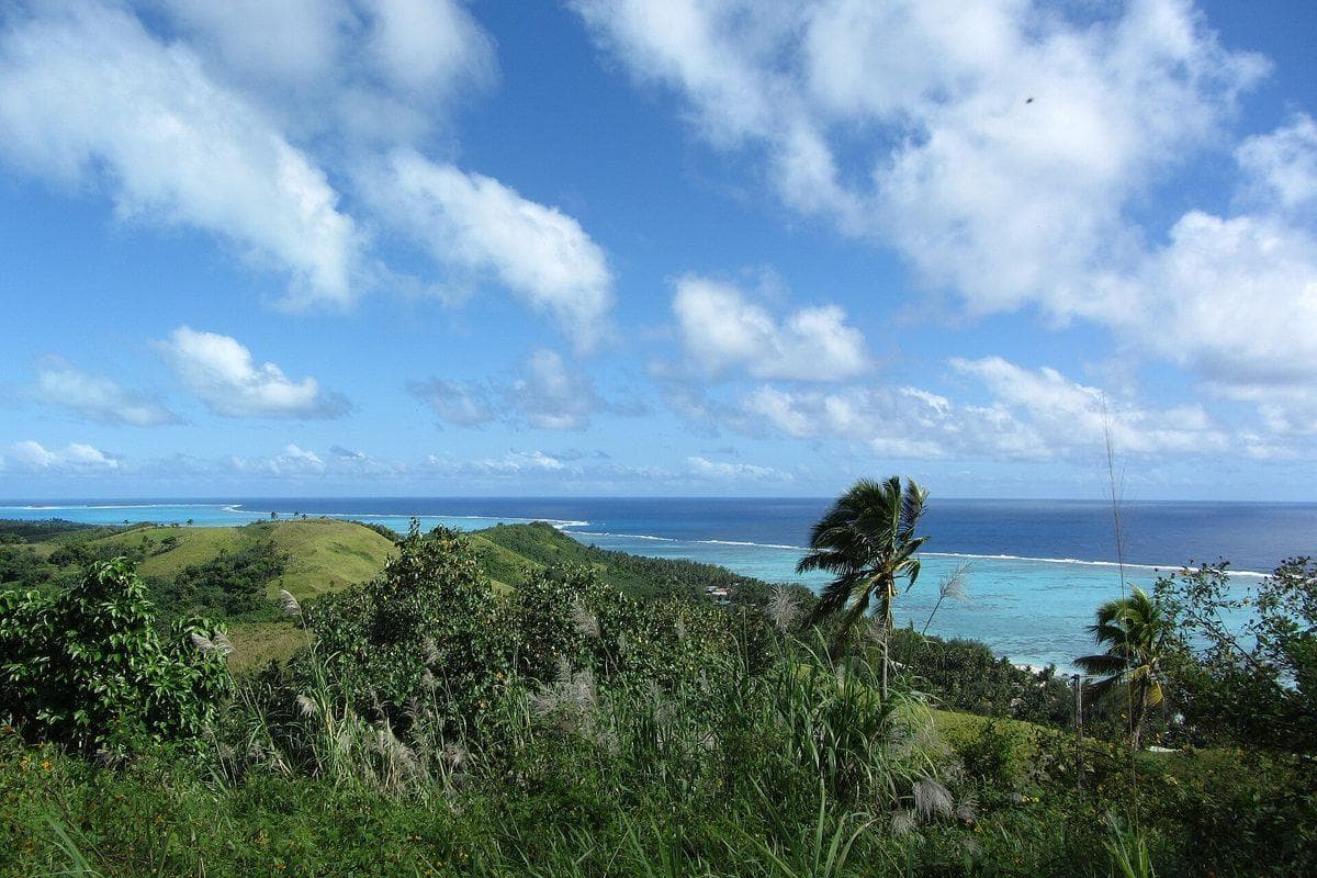 Aitutaki lagoon from Maungapu — Cook Islands
