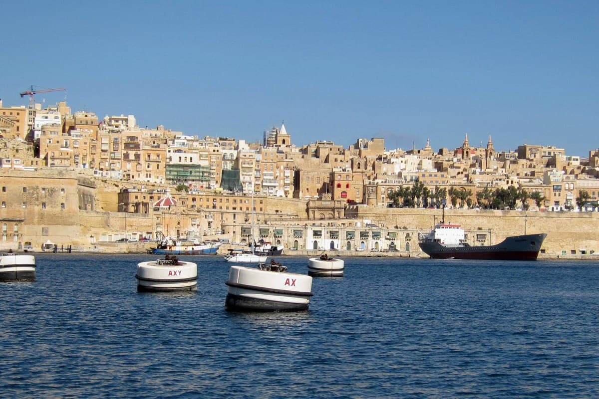 Valletta, from the Grand Harbour