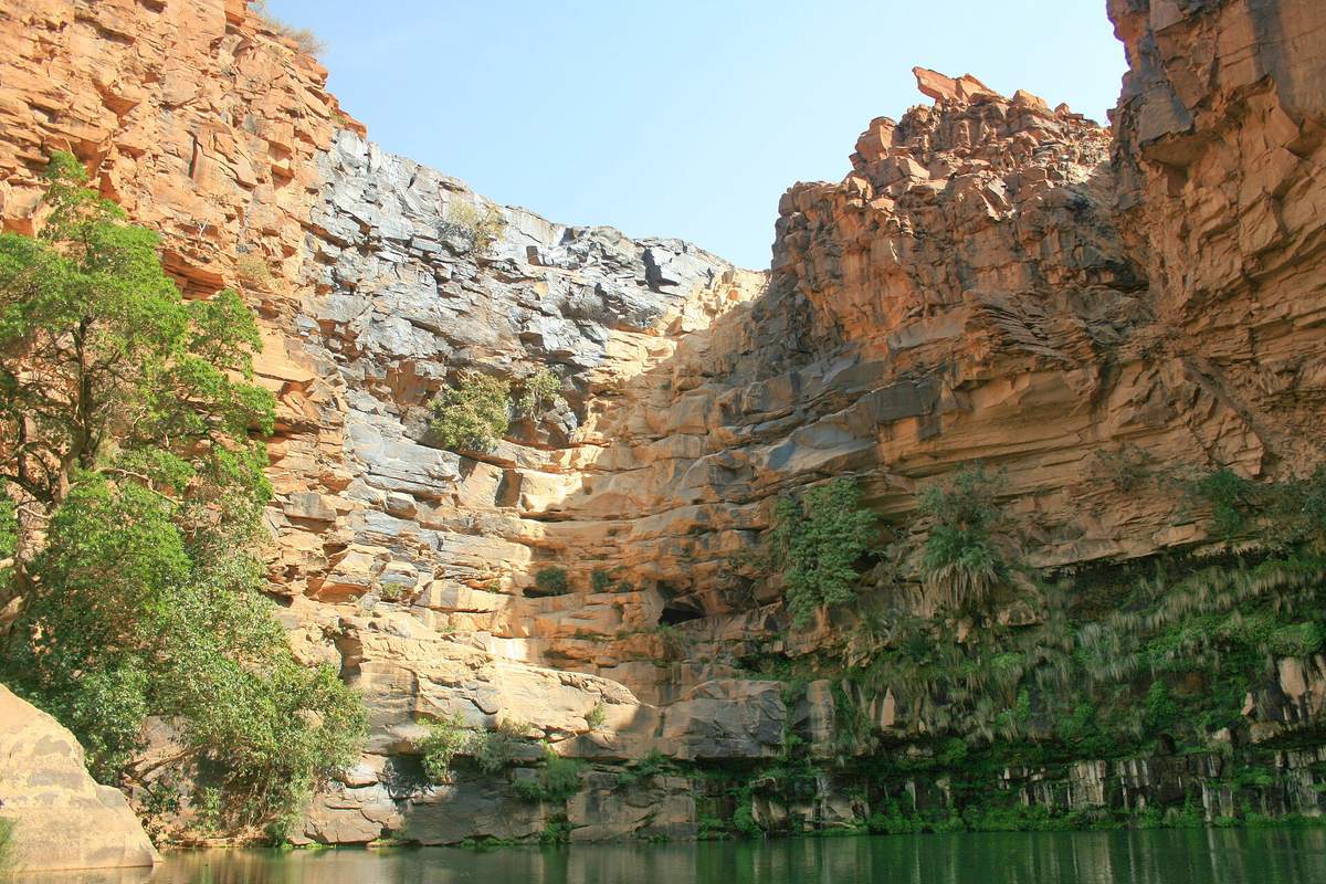 Guelta in the Ennedi Plateau