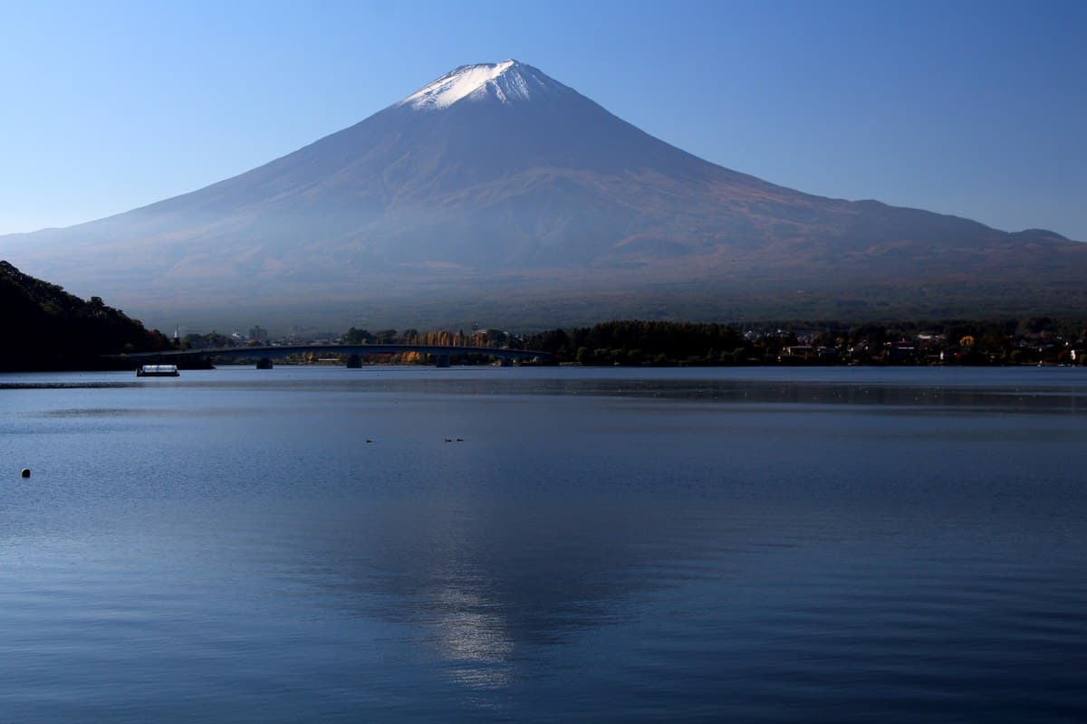 Mount Fuji, from Lake Kawaguchi
