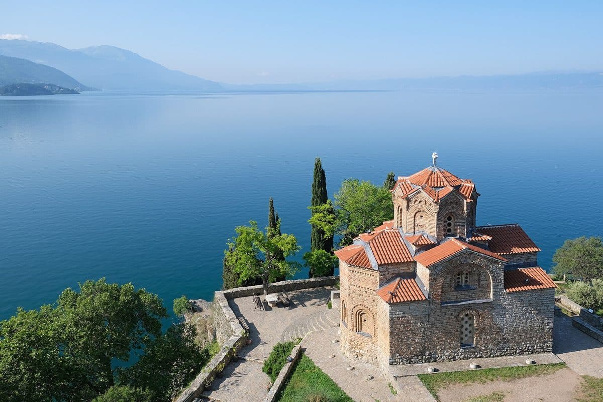 Church of St. John at Kaneo, Lake Ohrid — North Macedonia